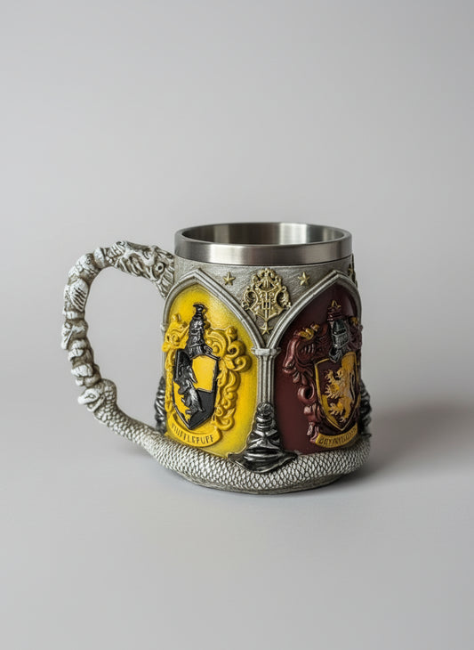 Mug metálico casas Harry Potter. 30896