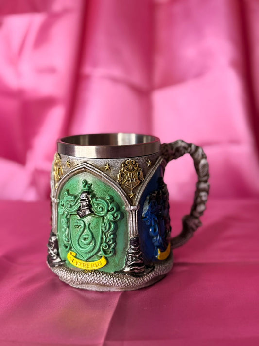 Mug metálico casas Harry Potter. 30896