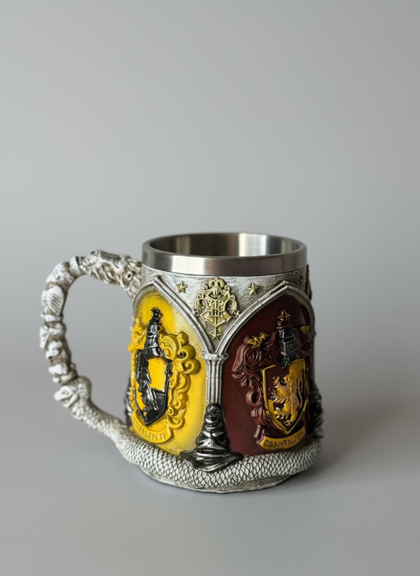 Mug metálico casas Harry Potter. 30896