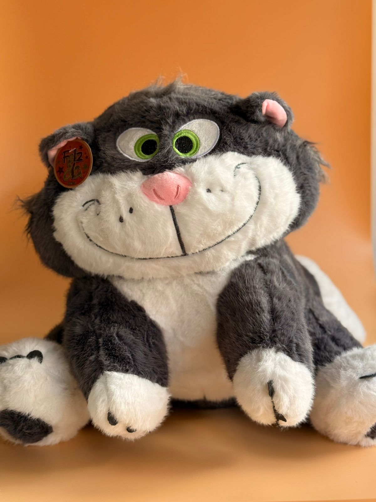 Gato Lucifer sentado popocho 32 cm 31497