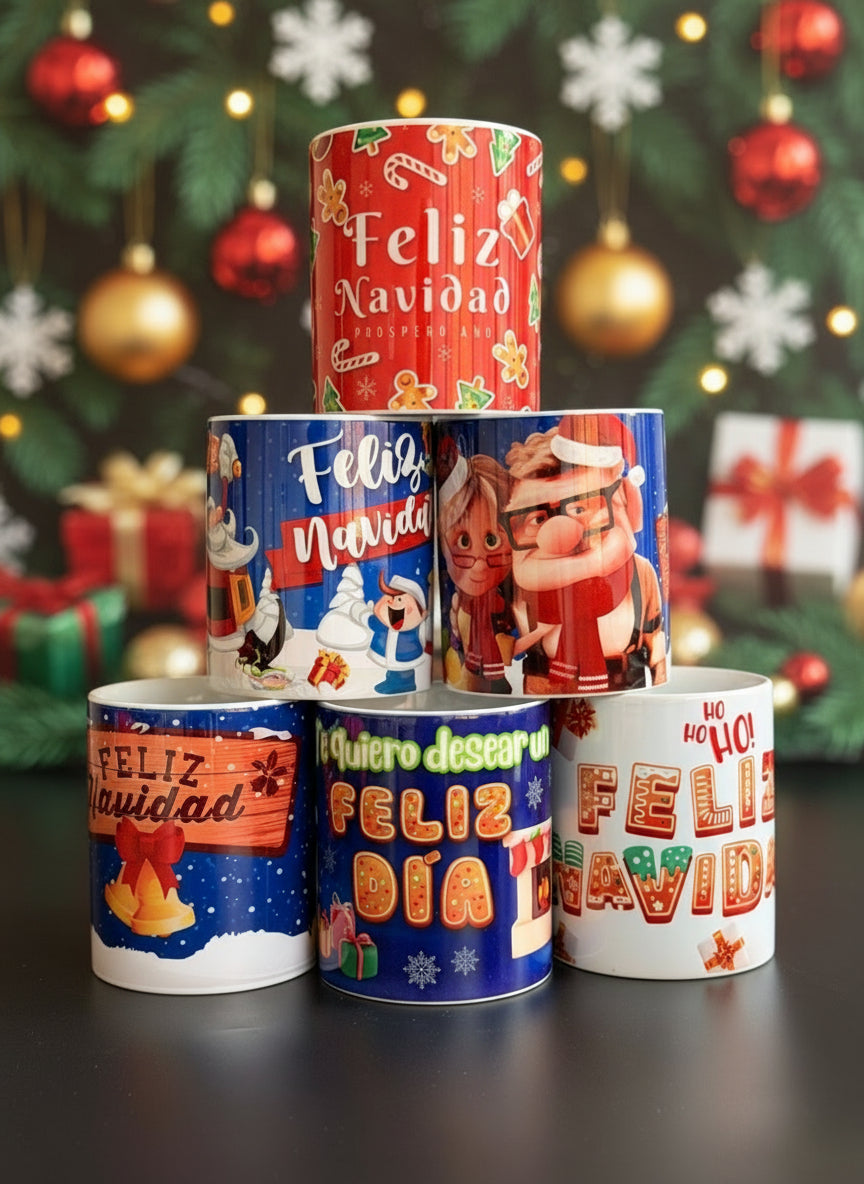 Mugs navideños 325ml 10cm 31387