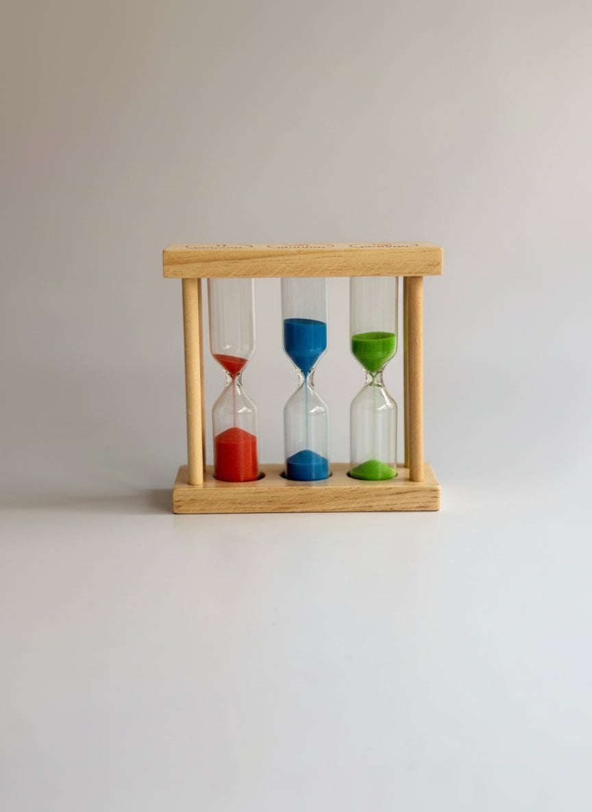 Reloj de arena 3 en 1 10cm 31667