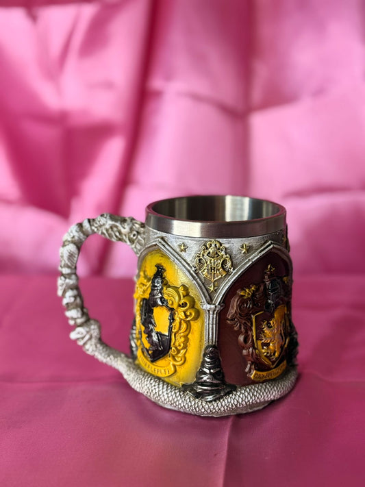 Mug metálico casas Harry Potter. 30896