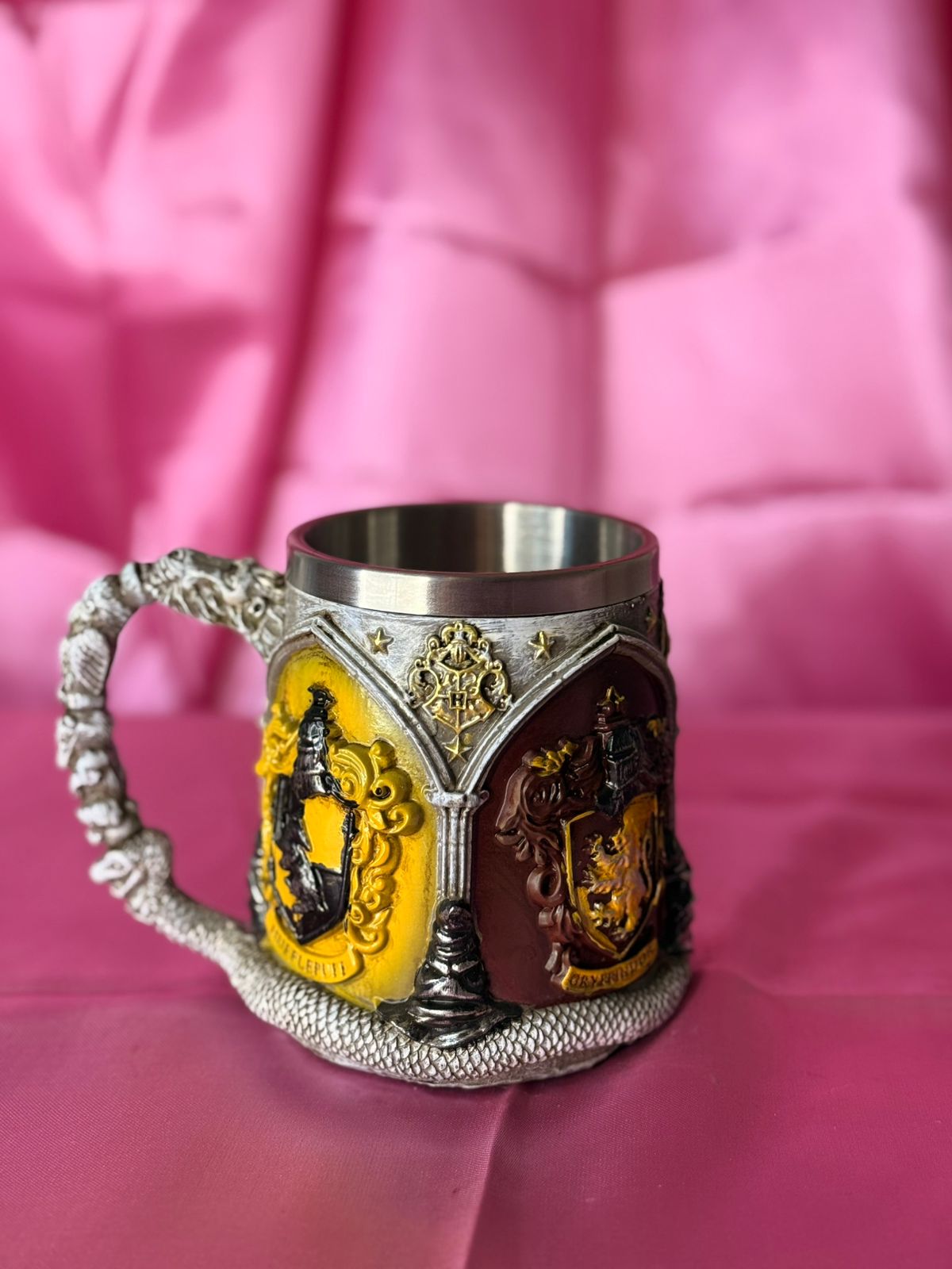 Mug metálico casas Harry Potter. 30896