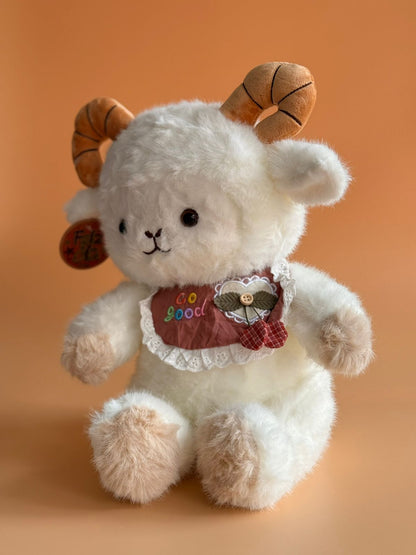 Cordero con babero 33cm 31472