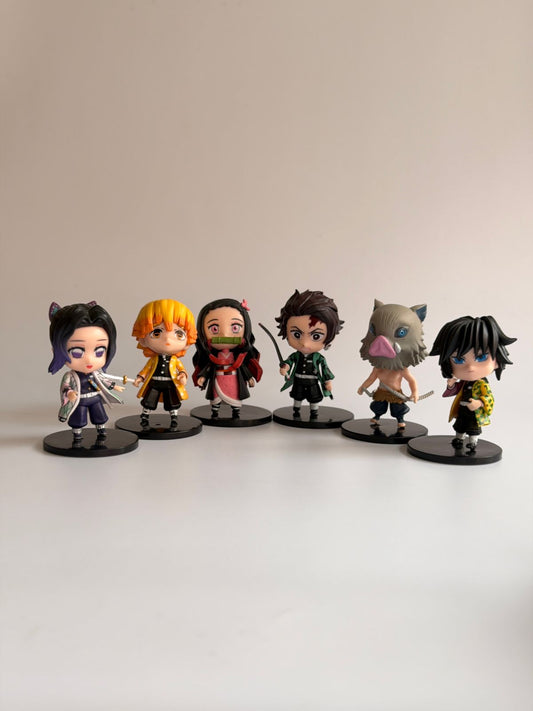 Colección Demon Slayer x6  10cm 31152
