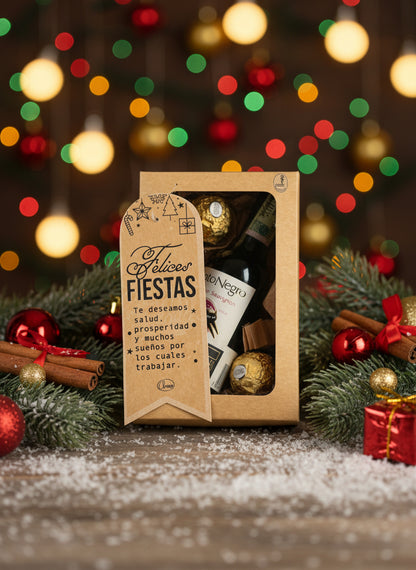 Combo navideño Vino - Ferrero 31641