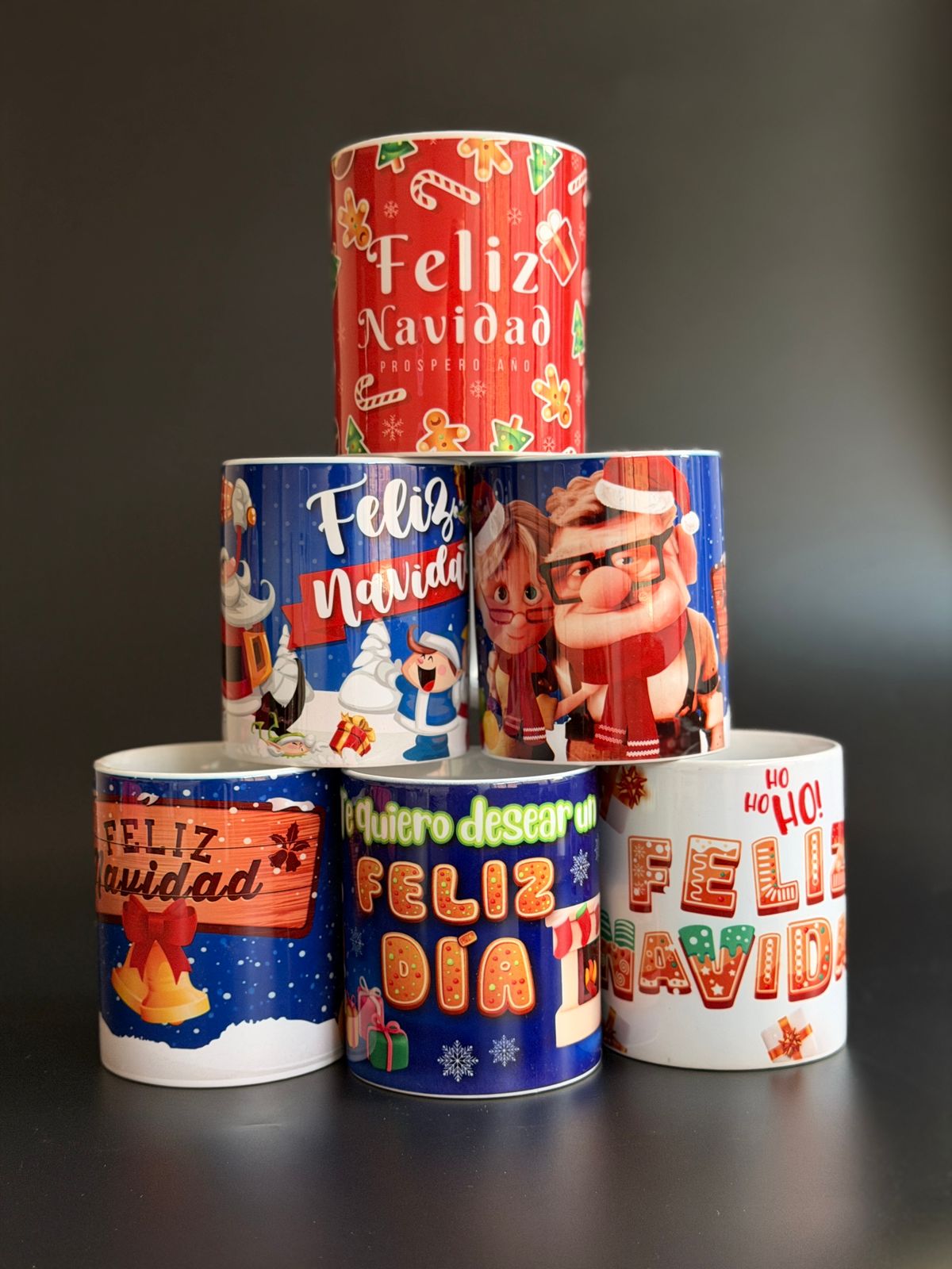 Mugs navideños 325ml 10cm 31387