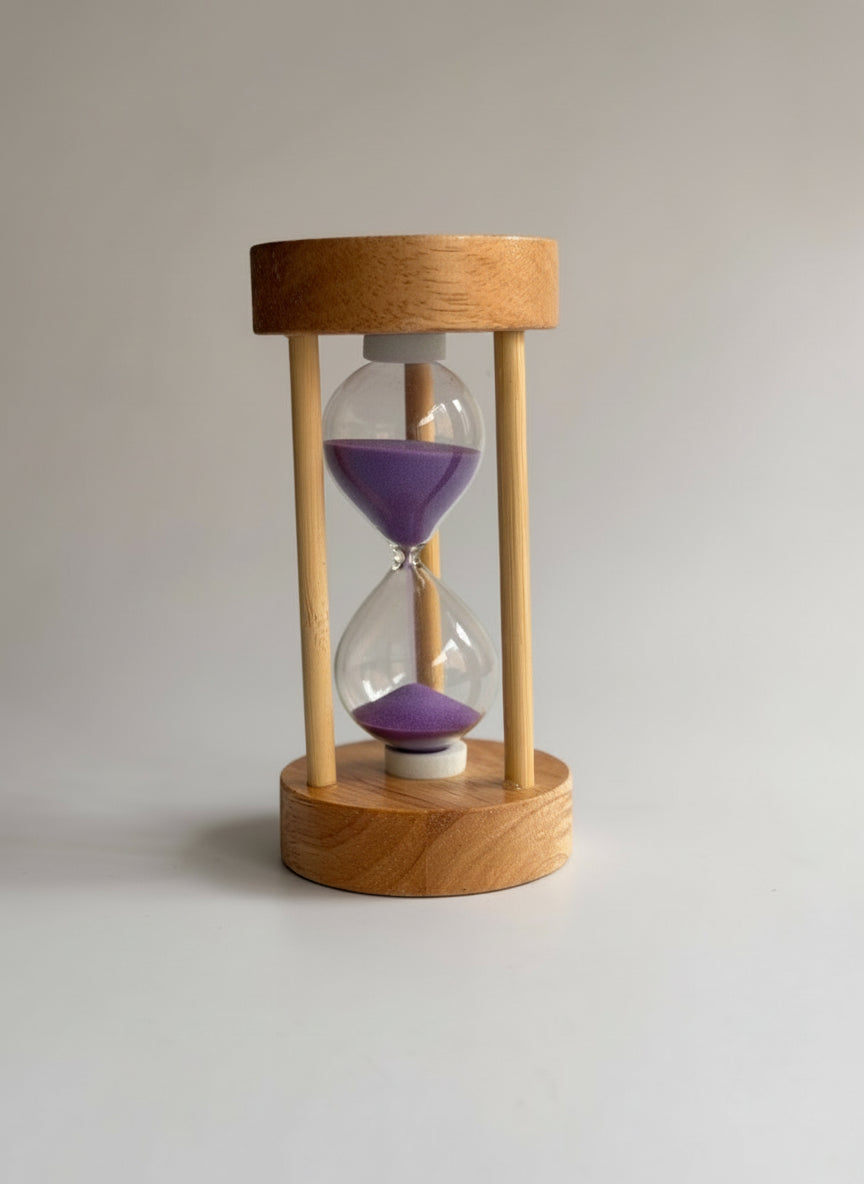 Reloj de Arena en madera 15cm 31668