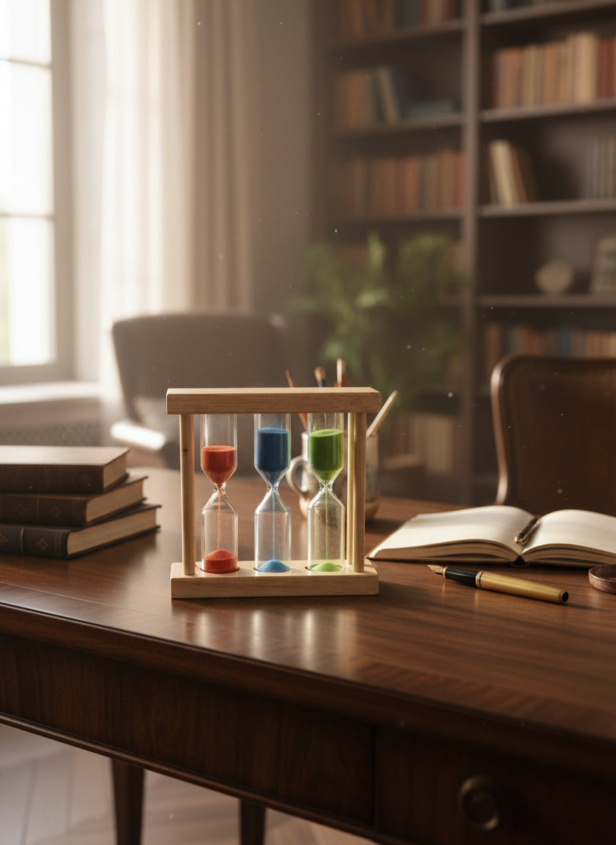 Reloj de arena 3 en 1 10cm 31667