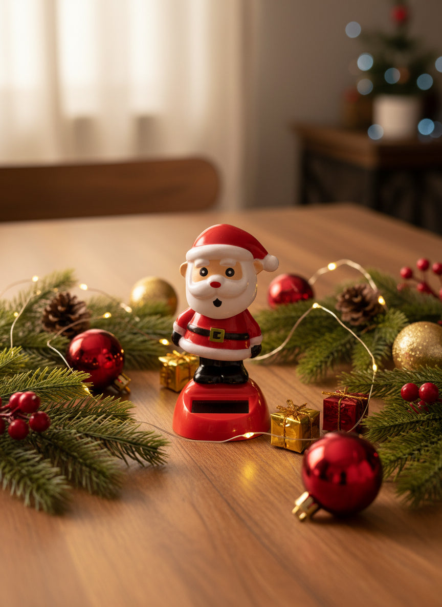 Solar Papá Noel 10cm 31651