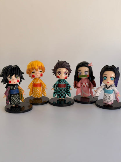 Colección clasica Demon Slayer x5 10cm 31833