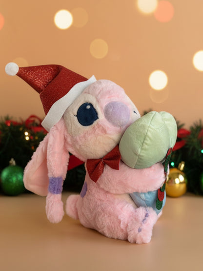 Angel con corazón y gorro de navidad 30cm 31761-31725