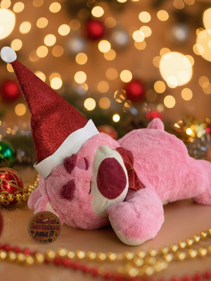 Lotso acostado con gorro de navidad  40cm 31765-31725