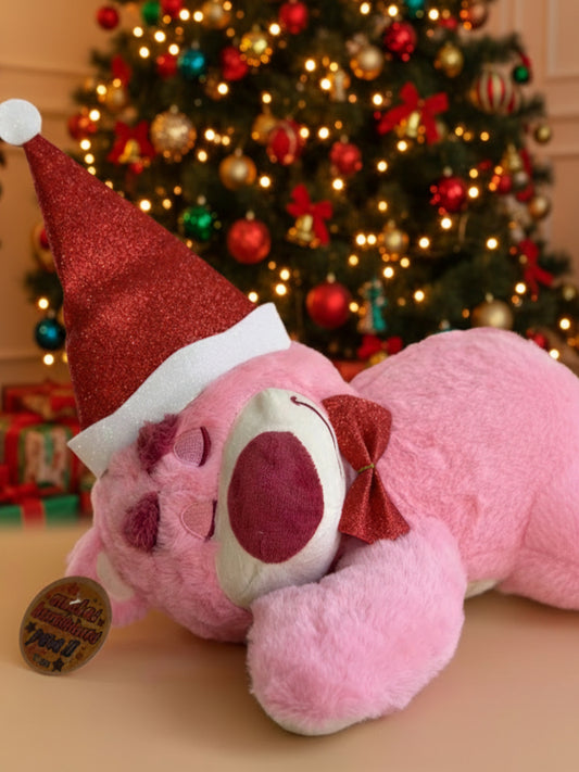 Lotso acostado con gorro de navidad  40cm 31765-31725