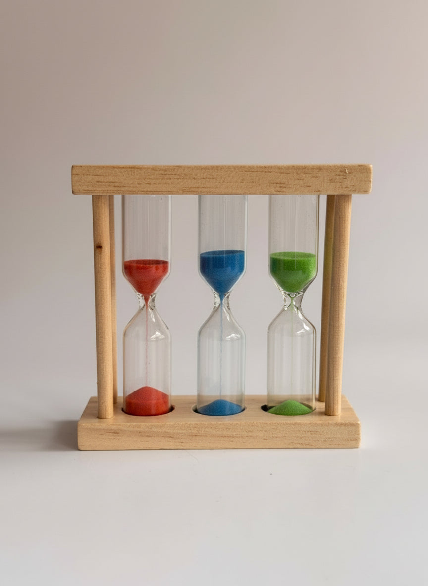 Reloj de arena 3 en 1 10cm 31667