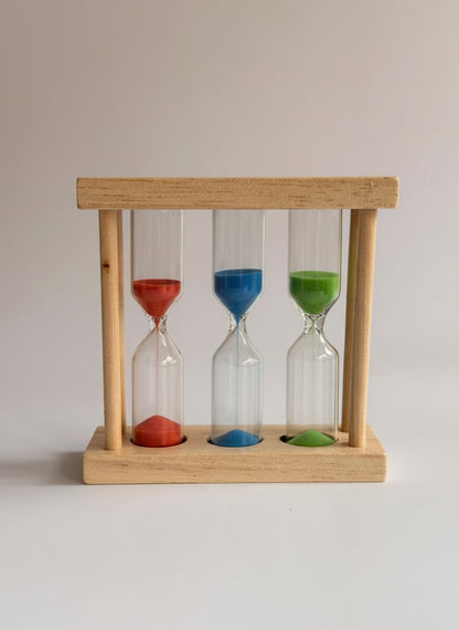 Reloj de arena 3 en 1 10cm 31667